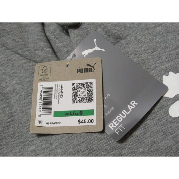 Men's Puma Hoodie & Sweatpants Set - Gray NWT! - Picture 7 of 8
